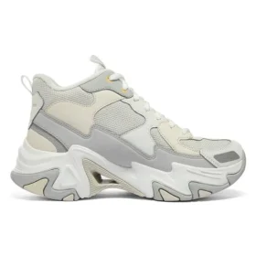 HighTop Versatile Comfort ShockAbsorbent Shoes “Beige Grey”