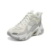 HighTop Versatile Comfort ShockAbsorbent Shoes “Beige Grey”