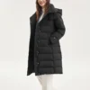 Hooded Down Jacket “Black”