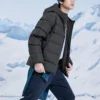 Hooded Down Jacket “Black”