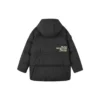 Hooded Down Jacket “Black White”