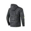 Hooded Sport Jacket “Black White”