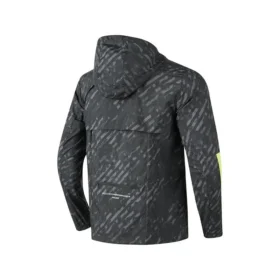 Hooded Sport Jacket “Black White”