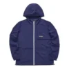 Hooded Windbreaker Lightweight Thin Casual Jacket “Blue White”