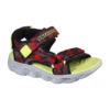 Hypno Splash Velcro Open Toe Big Boys Red Sandals
