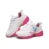 James Goldcrown x Skechers D’ Lites Crystal Low Top Running Shoes Pink/White