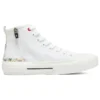 James Goldcrown x Skechers New Moon High-Top Canvas Shoes White