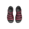 Jammers Poppin” Strappy Sandal “Burgundy”