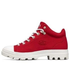 Jeremy Ville x Skechers Roadies High-Top Canvas Shoes Red/White