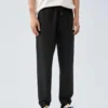 Knitted Leisure Tapered Sports Pants “Black Teal Navy Green White”