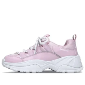 Kozmiks Low-Top Daddy Shoes Pink/White