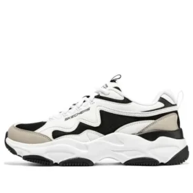 Lander S Shoes “White Black Beige”
