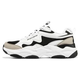 Lander S Shoes “White Black Beige”