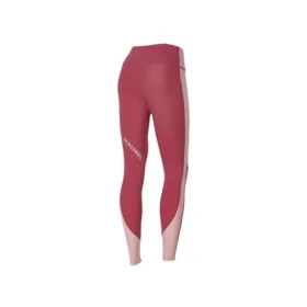 Letter Print Knit Tight Fitness Leggings “Burgundy”