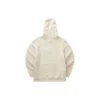Letter Printed Long Sleeve Hoodie “Beige Red”