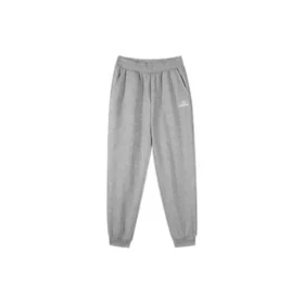 Letter Printed Loose Tapered Casual Pants “Black Grey White”