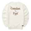 Letter Printed Sweater “White Red”