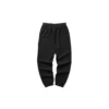 Letter Printed Tapered Casual Pant “Black”