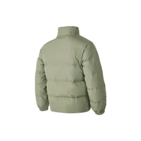 Letter Printed Waterproof Down Jacket “Olive Green”