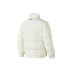 Letter Printed Waterproof Down Jacket “White”