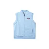 Letter Printed Zip Hooded Sports Suit “Blue Pink”