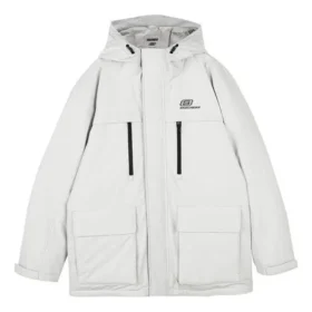 Lifestyle Series Hooded Waterproof Down Jacket “White Black”