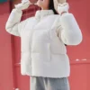 Lifestyle Series Short Down Jacket “White”