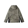 Lifestyle Series Warm Water-Repellent Hooded Down Jacket “Olive Green Black”