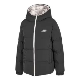 Lightweight Warm Reversible Down Jacket “Black Grey Purple”