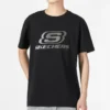 logo Graphic Tee “Black Silver”