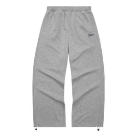 Logo Letter Straight Casual Pants “Grey”
