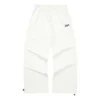 Logo Letter Straight Casual Pants “White”