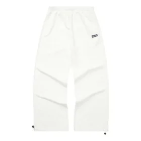 Logo Letter Straight Casual Pants “White”