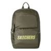 Logo Printed Backpack “Olive Green”