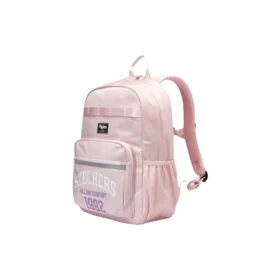 Logo Printed Backpack “Pink White”
