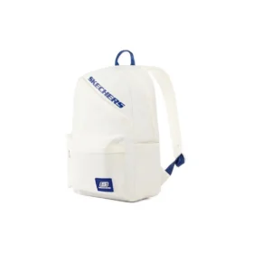 Logo Printed Backpack “White Blue”