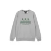 Logo Printed Crew Sweater “Black Grey White Purple”