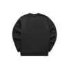 Logo Printed Crew Sweater “Black Red”