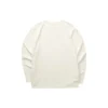 Logo Printed Crew Sweater “White Black Blue”