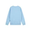 Logo Printed Crew Sweatshirt “Grey White Black Blue”