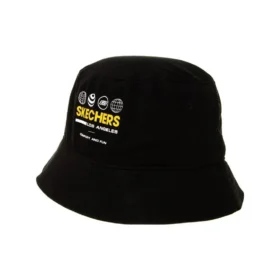 Logo Printed Fisherman Hat “Black Yellow”