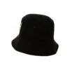 Logo Printed Fisherman Hat “Black Yellow”
