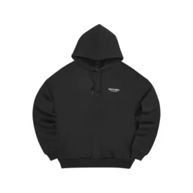 Logo Printed Hoodie “Black White”