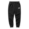 Logo Printed Knitted Tapered Sport Pants “Black Navy Grey”