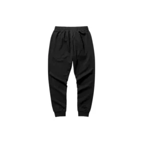 Logo Printed Knitted Tapered Sport Pants “Black Navy Grey”