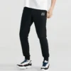 Logo Printed Knitted Tapered Sport Pants “Black Navy Grey”