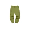 Logo Printed Workwear Straight Pant “Grey Black Green”