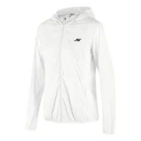 Logo Printed Woven Jacket “White”