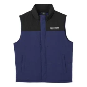Logo Small Patchwork Sports Stand Collar Down Vest “Multi-Color”