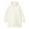 Long Down Jacket “White”